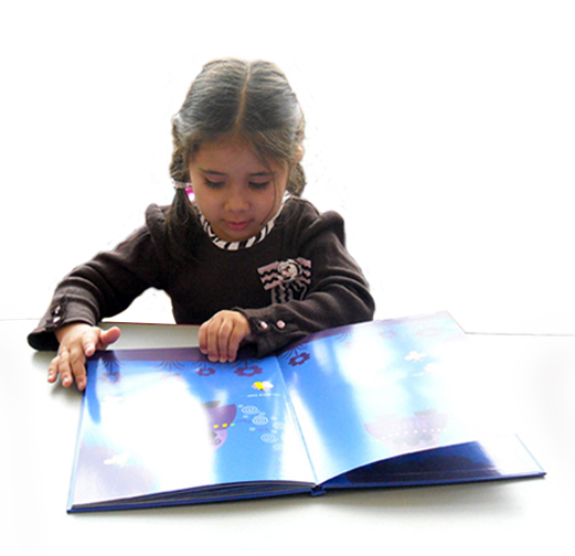 Photo of child reading